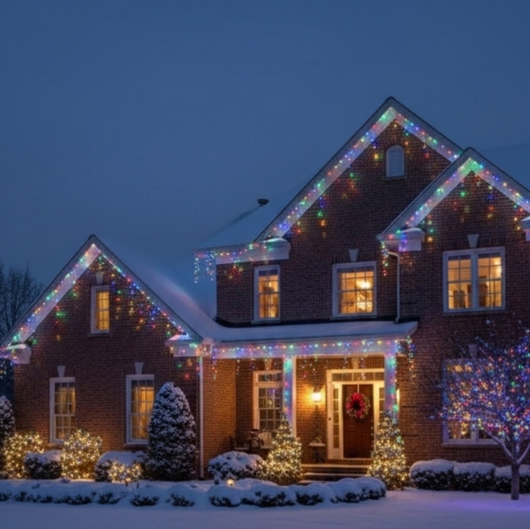 Christmas Multi Color String Lights , Super Bright 125Ft(straight) (NWT) - Picture 1 of 10